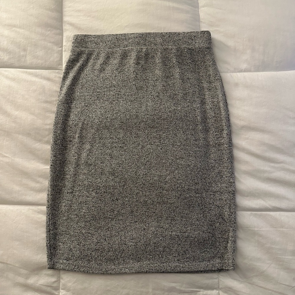 Forever 21 Heather Gray Pencil Skirt